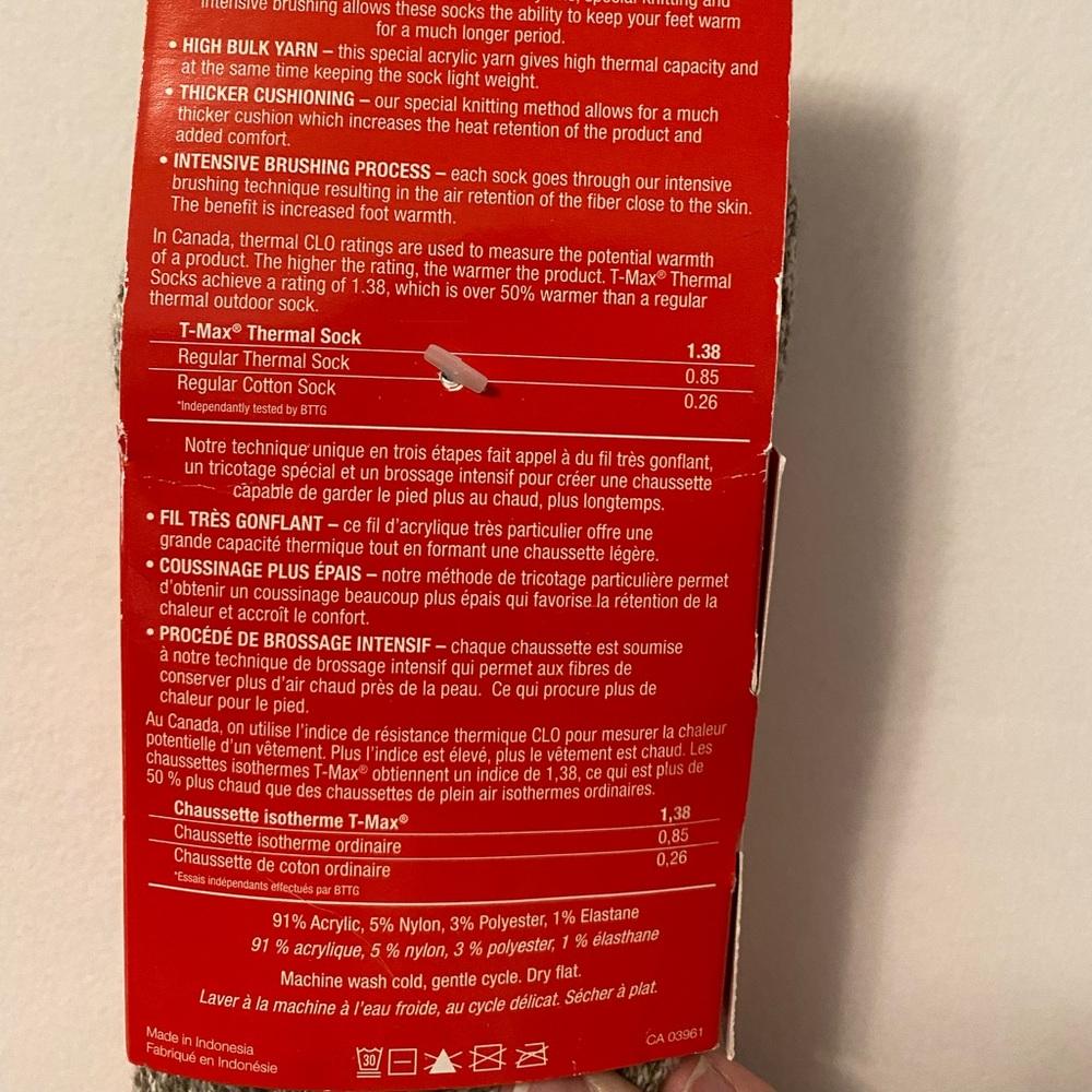 WindRiver TMax Heat Thermal Socks - Picture 2 of 3